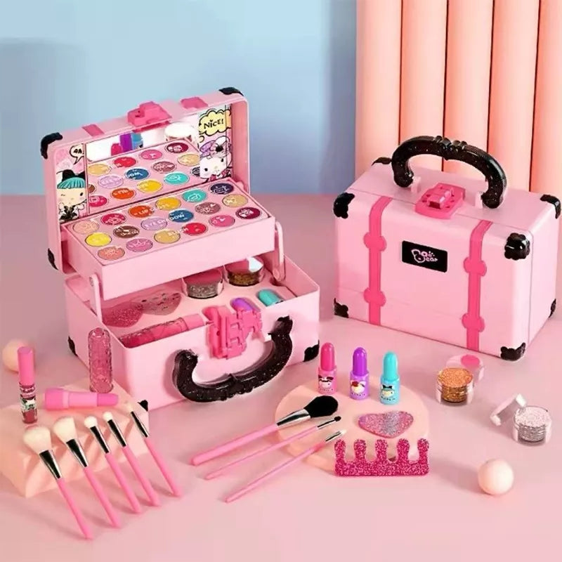Maquiagem Menina Brinquedo Kit maquiagem infantil Conjunto