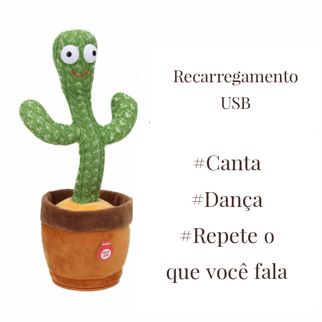 Cacto Dançarino - Recarregamento via USB – FDK Brinquedos Pedagógicos